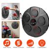 Music Boxing Machine Electronic Wall Target Punching Pad LED Lighted Sandbag Boxing Training Machine Exercise Equipment with Adult Boxing Gloves