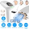 3 In 1 Ice Cooling Laser Hair Removal Painless Permanent At-Home IPL Hair Removal with 999,999 Flashes 9 Energy Levels 2 Flash Modes for Armpits Legs