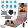 Full Body Electric Massage Mat Heating Vibration Massage Pad Cushion Back Massage Mattress Chair Pad with Neck Foot Massage Head Pillow and Cloth Lumb