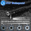 1080P Dual Lens Endoscope Camera with 8 LED Light 8mm Borescope Inspection Camera 4.3” Colorful Screen IP67 Waterproof 16.4FT Semi-Rigid Cord Handheld