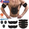 ABS Stimulator Muscle Toner EMS Abdominal Toning Belts Body Fitness Trainer w/ 6Modes