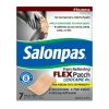 Salonpas Flexible Pain Relief Patch With 4% Lidocaine, 7-Count Thin Patches for 8-Hour Numbing Relief