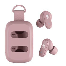 Skullcandy Dime 3 XT True Wireless In-Ear Earbuds – Soft Pink, 12-Hour Battery Life, Built-in Microphone, Compact Design
