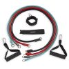 Reebok Delta Total Body Resistance Kit With Interchangeable Tubing, Adjustable Strength Training System For Home Workouts
