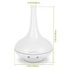 200ml Cool Mist Humidifier Ultrasonic Aroma Essential Oil Diffuser w/7 Color LED Lights Waterless Auto Off for Office Home Room Study Yoga Spa