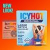 Icy Hot Original Pain Relief Patch, 5-Count Large Size for Back and Body Aches, Long-Lasting Menthol Therapy
