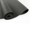 Athletic Works PVC Yoga Mat, 3mm Thick, Dark Gray, 68" x 24", Non-Slip Surface With Cushioned Support For Stability