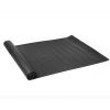 Athletic Works PVC Yoga Mat, 3mm Thick, Dark Gray, 68" x 24", Non-Slip Surface With Cushioned Support For Stability