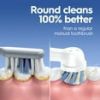 Oral-B Easy Clean Compact Head Battery Powered Electric Toothbrush, Black, For Adults And Children 3+