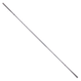 Standard Weightlifting Barbell Chrome Plated Solid Steel Bar 5FT/6FT/7FT  300LB Capacity with Knurled Grip  for Powerlifting Strength Training Home Gy (size: 7FT)