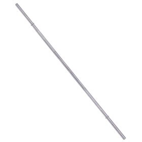 Standard Weightlifting Barbell Chrome Plated Solid Steel Bar 5FT/6FT/7FT  300LB Capacity with Knurled Grip  for Powerlifting Strength Training Home Gy (size: 6FT)