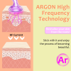 4-in-1 High Frequency Facial Wand for Skin Rejuvenation ��� Portable Anti-Aging Beauty Device for Wrinkle Reduction, Firming, Dark Circle & Acne Care
